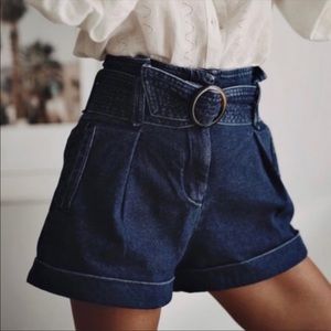 Sezane Rome Denim shorts 💚